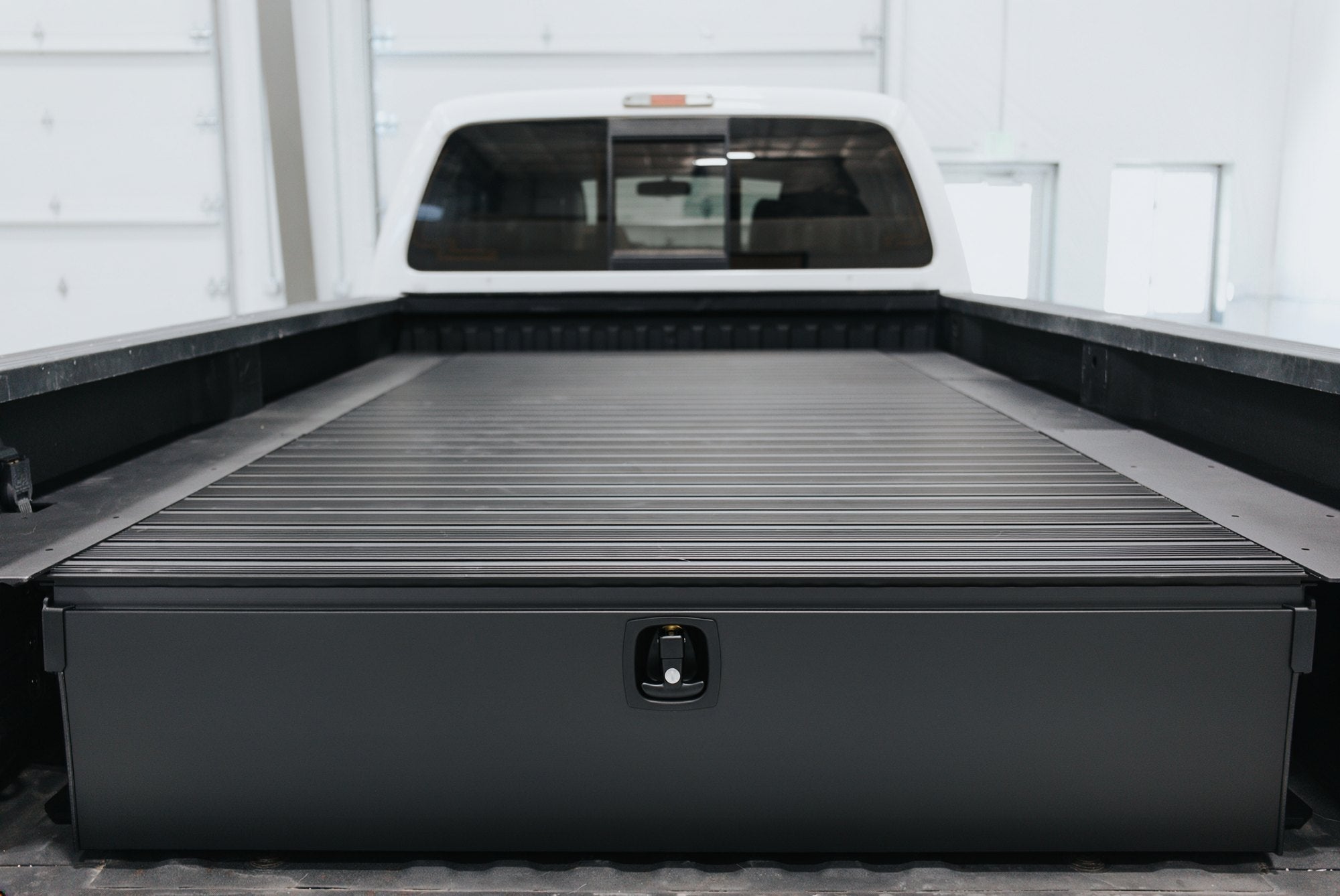 Silver Bullet ultra-wide aluminum drawer system and platform deck