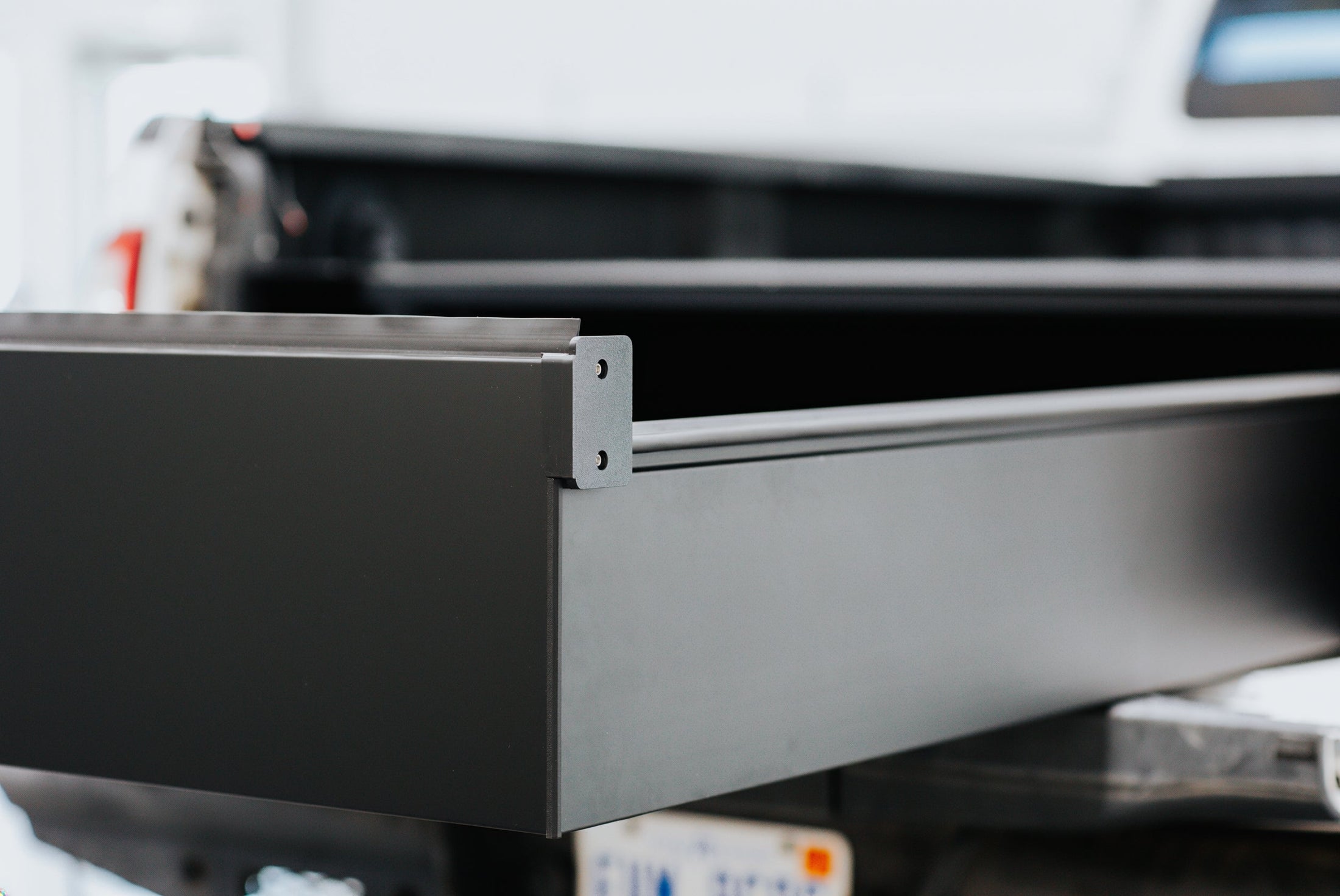 Silver Bullet drawer-side T-slot mounting rail